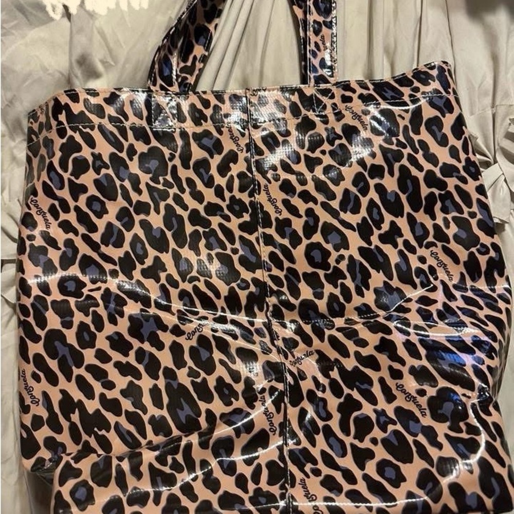 Consuela Leopard Print Tote Bag